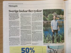 Matthias Kamann newspaper article SvD Svenska Dagbladet about Germans' interest in buying houses in Sweden
